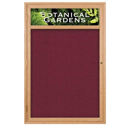 United Visual Products Sliding Glass Door Radius Letterboard, 96"x48", Gold/White Vinyl UV9024ACS-GOLD-WHITE